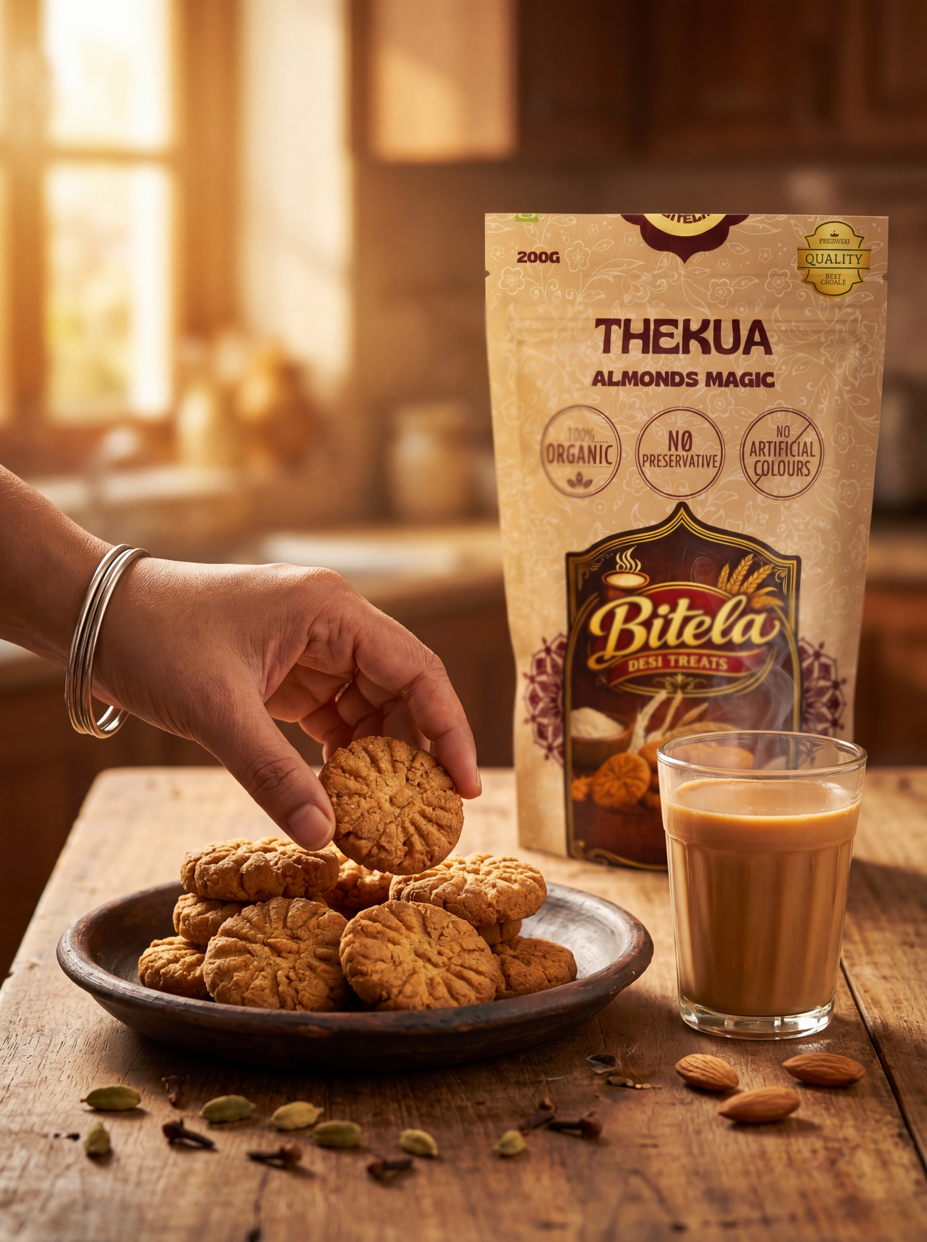 Thekua - Almonds magic - Image 3