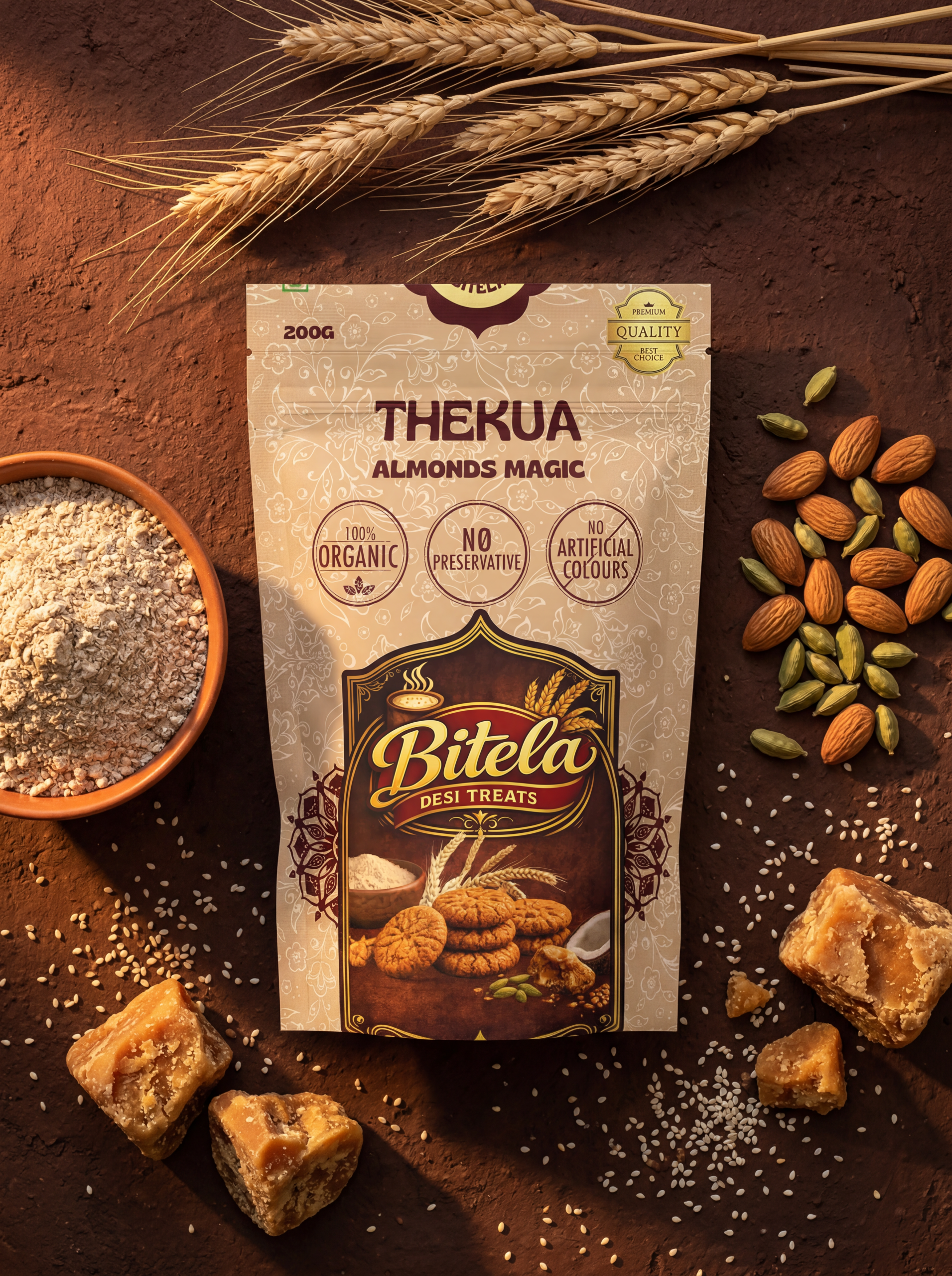 Thekua - Almonds magic - Image 2